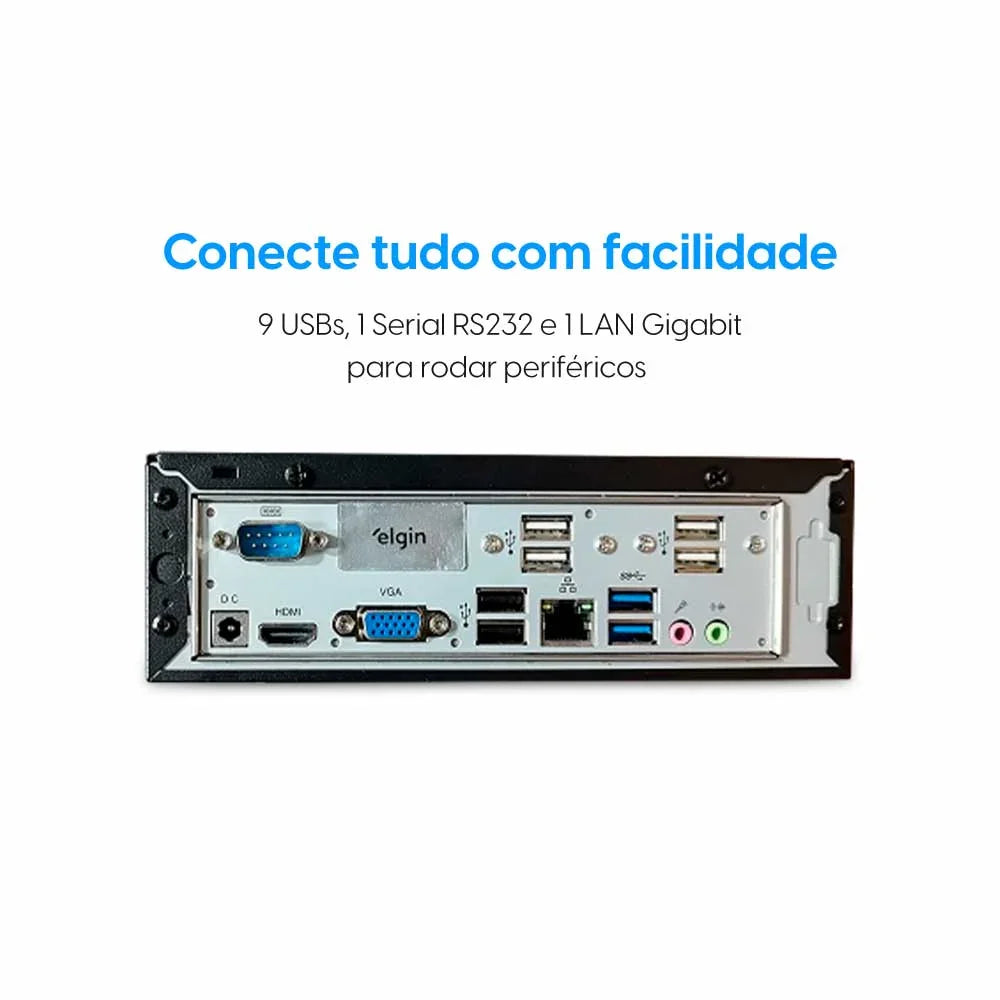 Desktop Elgin Nano300 Intel Core i3-1215U 8GB 256GB SSD - 46EN300V1020