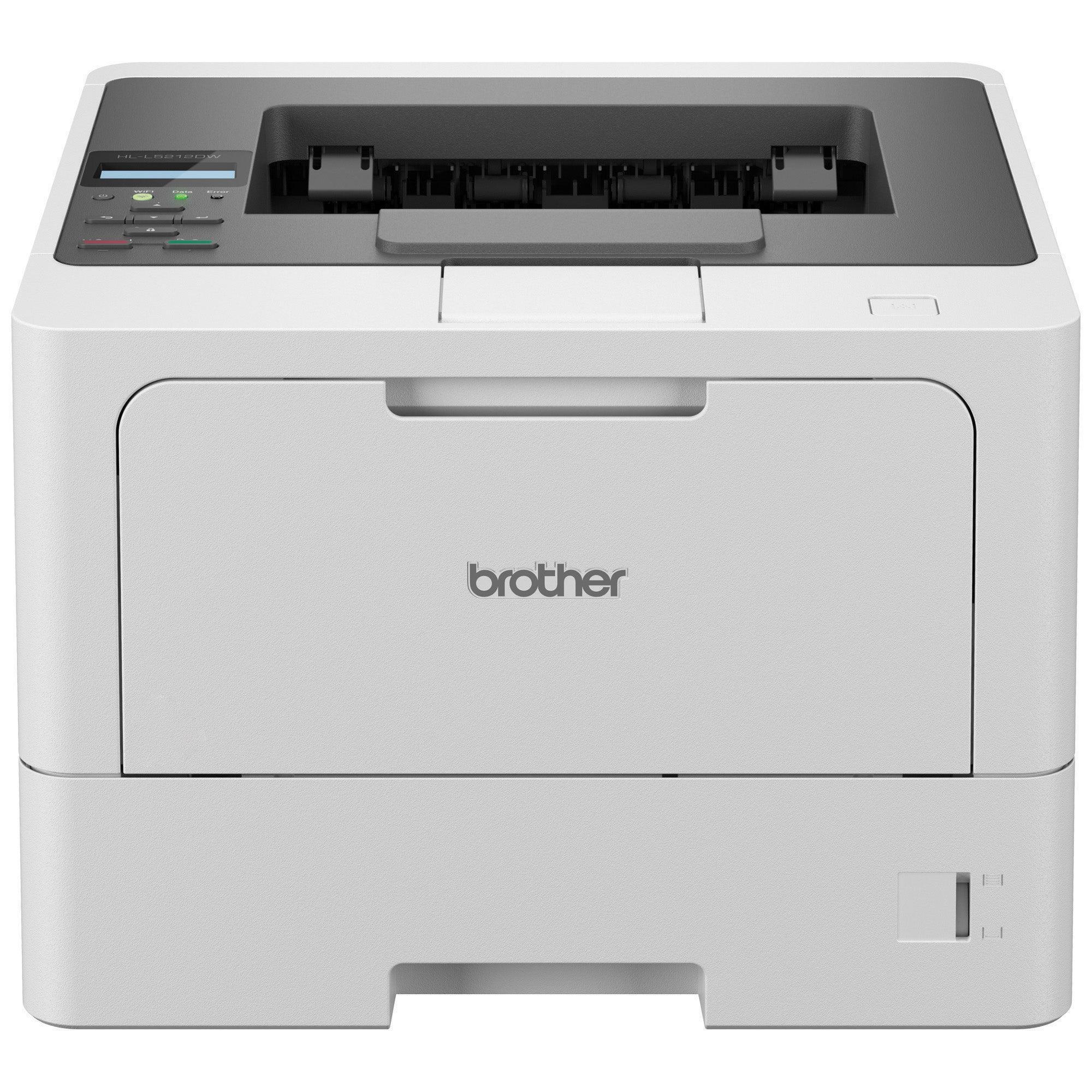 Impressora Brother Laser A4 Monocromática USB Ethernet e Wi-Fi - HLL5212DW - Mega Market
