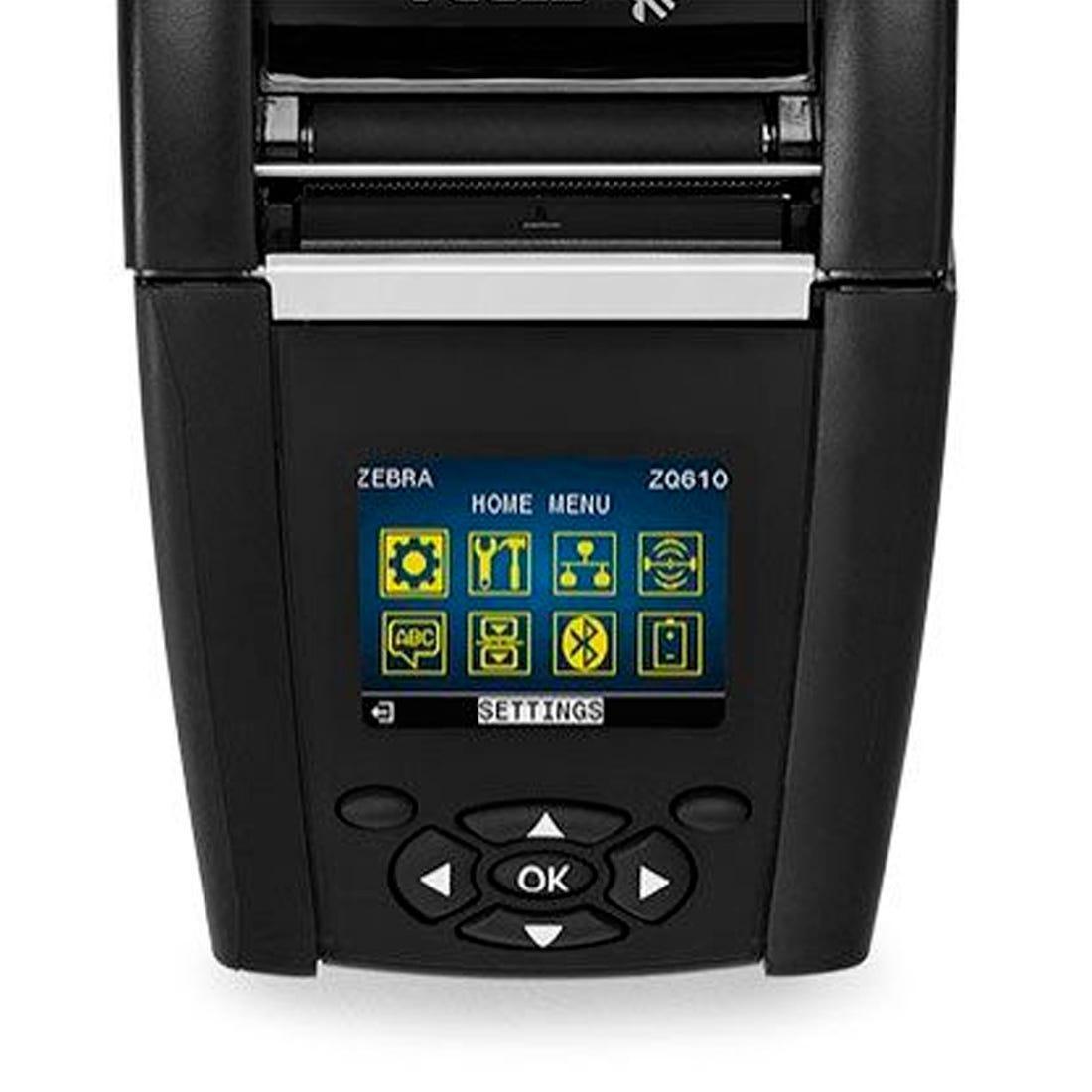 Impressora de Etiqueta Zebra Portátil ZQ610 2POl 4,5PPS - ZQ61-AUWAL00-00i - Mega Market