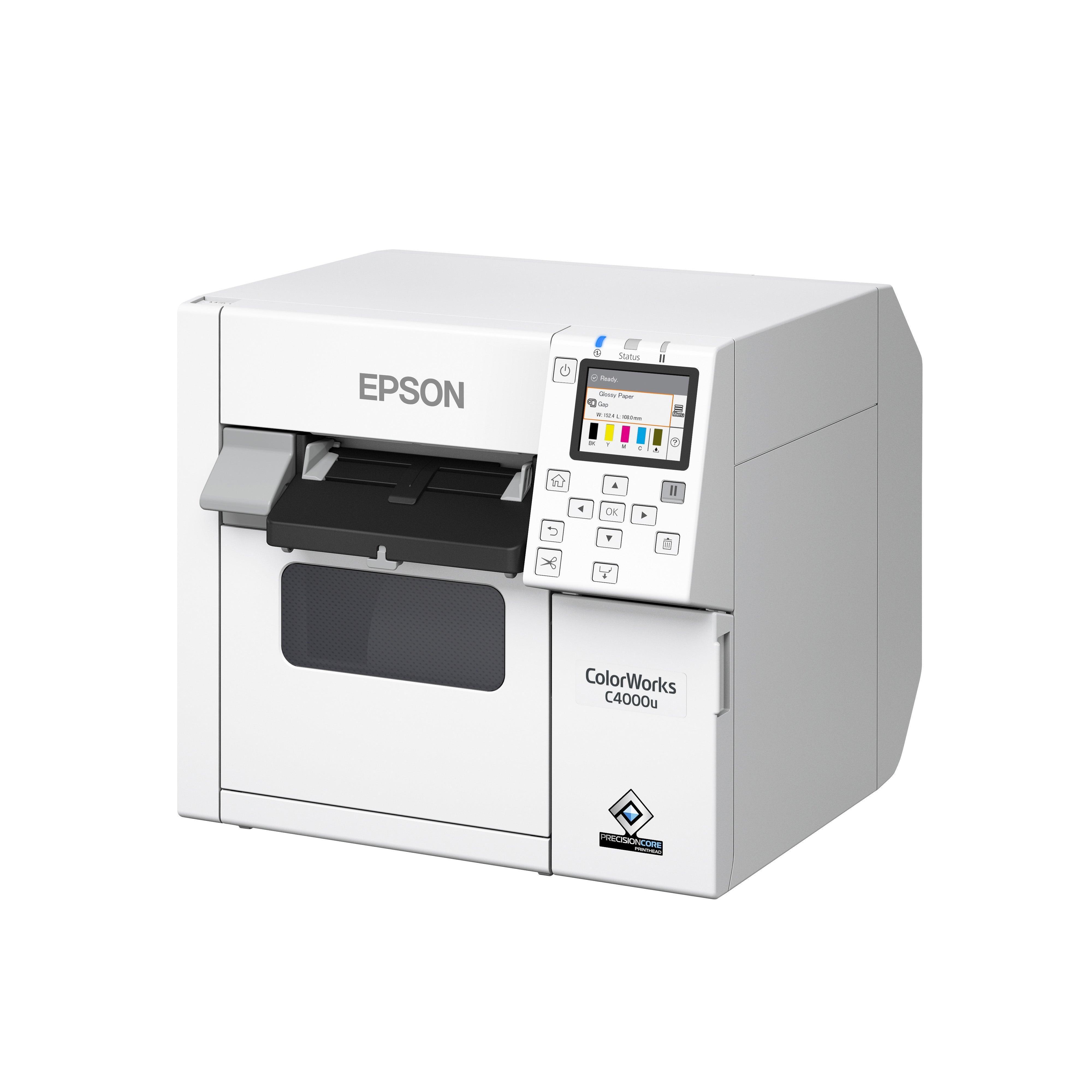 Impressora de Etiquetas Epson Color CW-C4000 C31CK03101 - Mega Market
