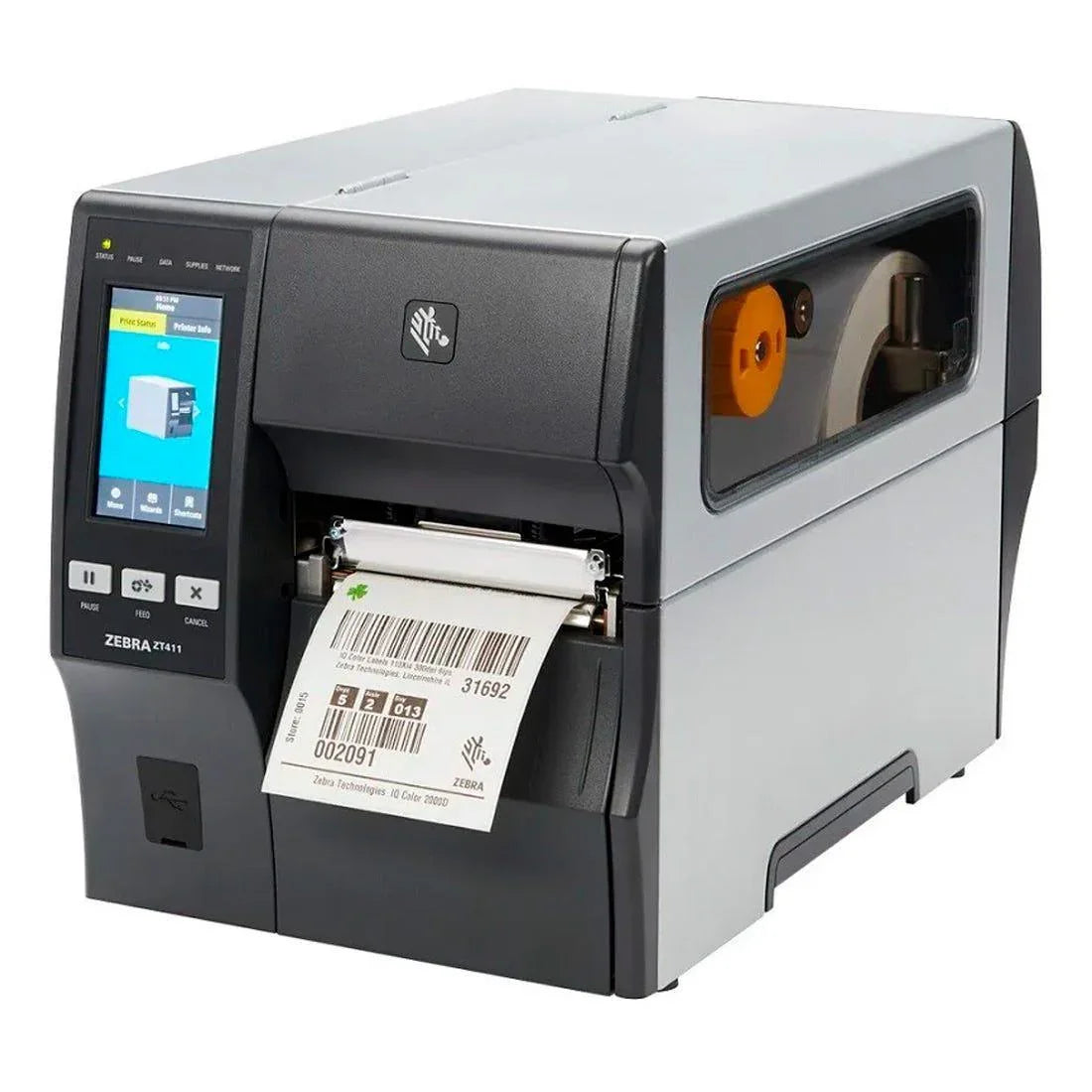 Impressora Zebra 203DPI 4" USB Serial Ethernet e Bluetooth - ZT41142-T0A0000Z - Mega Market