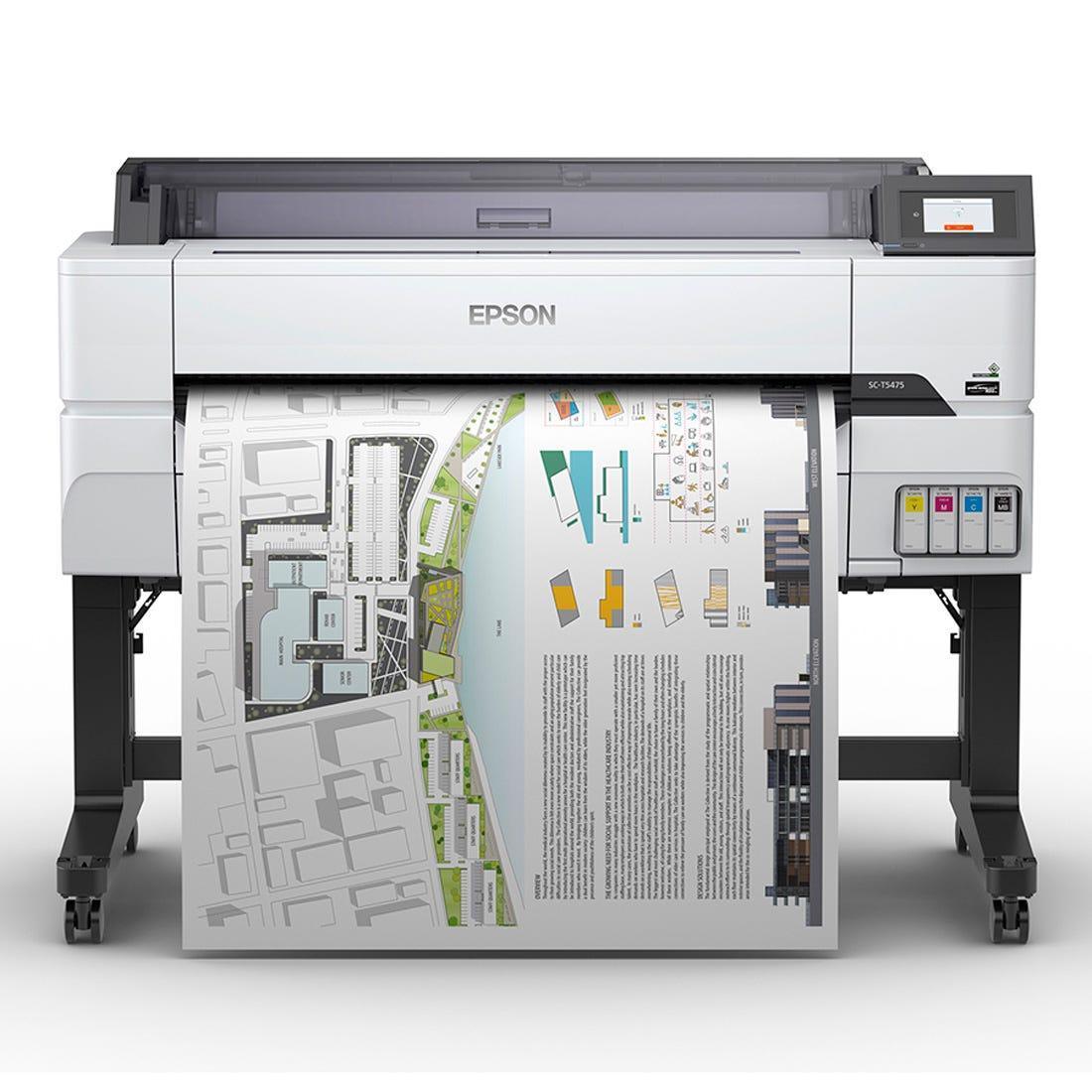 Impressora Plotter Epson SureColor T5475 36" - C11CJ56201 - Mega Market