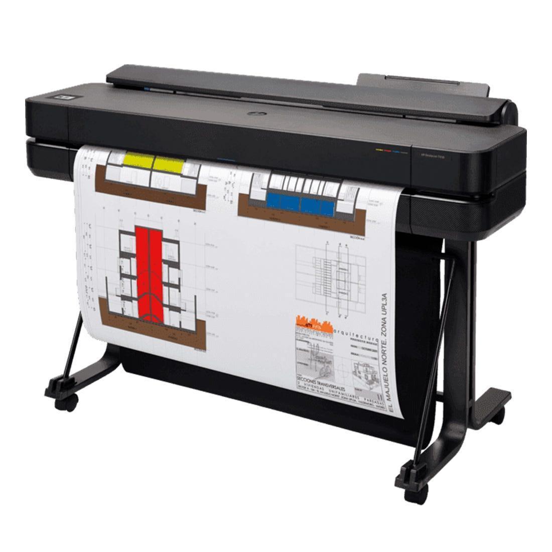 Impressora Plotter HP DesignJet T650 36" - 5HB10A#B1K - Mega Market