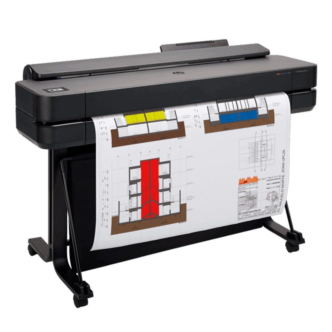 Impressora Plotter HP DesignJet T650 36" - 5HB10A#B1K - Mega Market