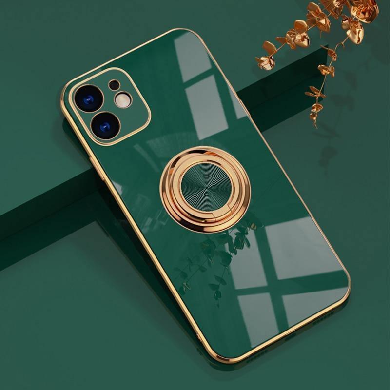 iPhone Case Luxo com Anel - Mega Market