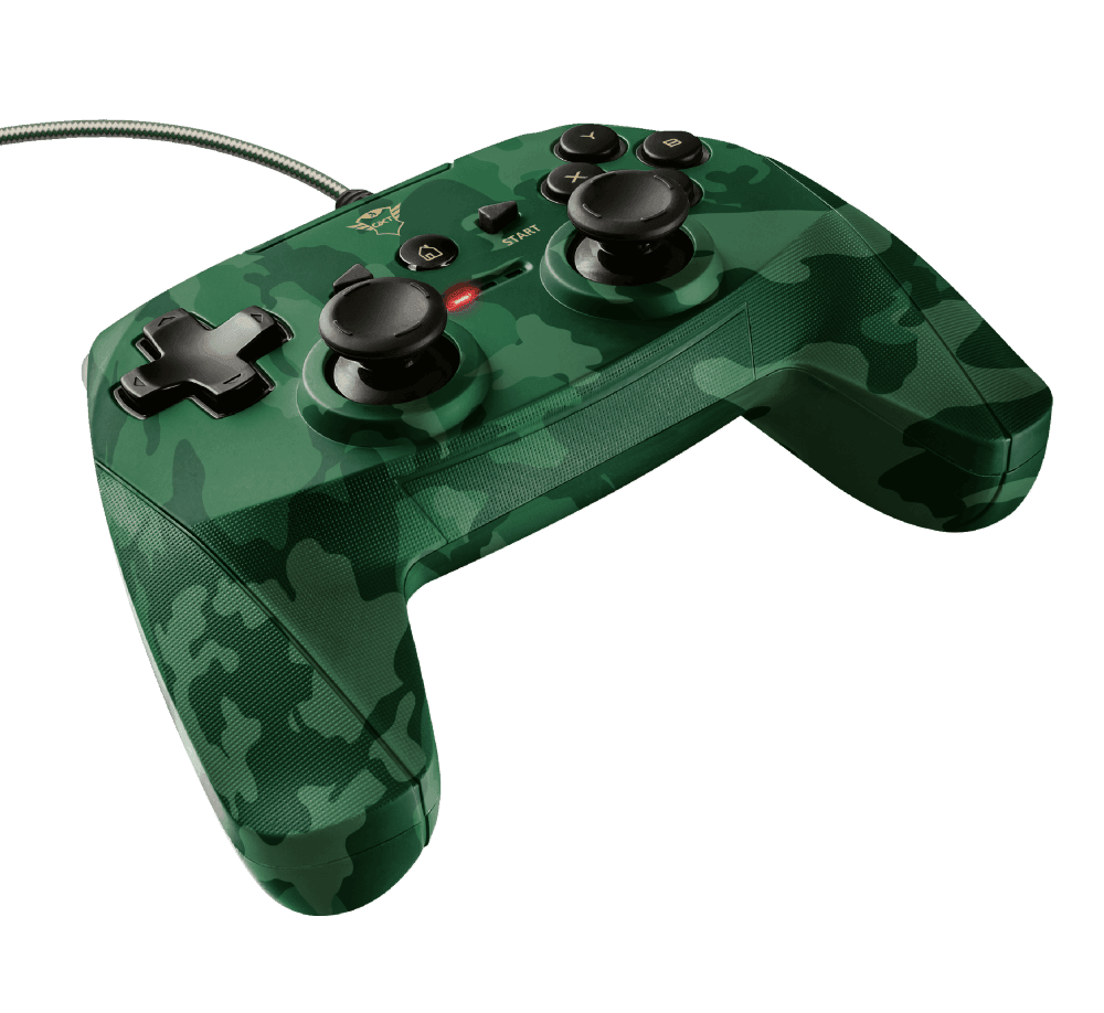 Joystick Gamer Trust XT 540 PC e PS3 Camuflado 23291i - Mega Market