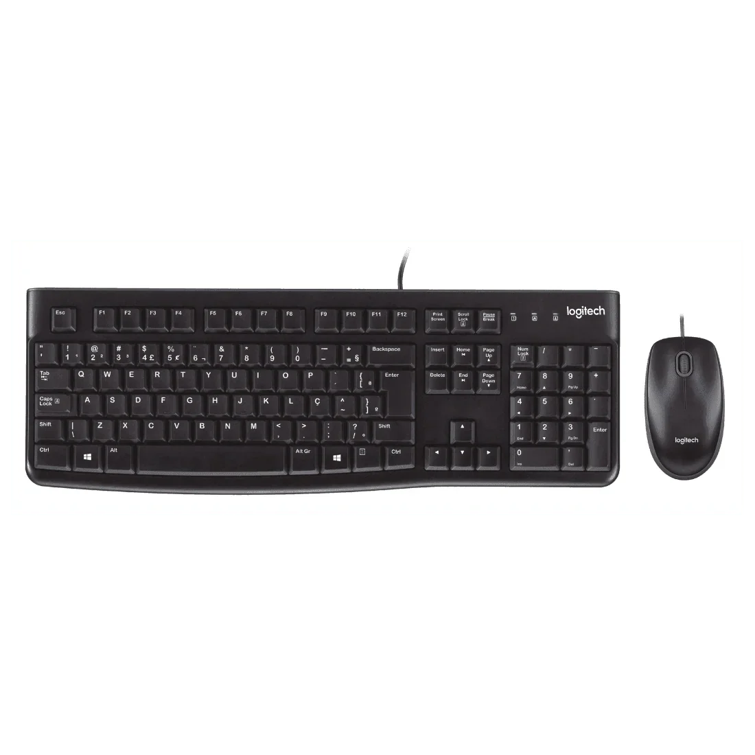 Kit Teclado e Mouse Logitech MK120 Preto USB - 920-004429 - Mega Market