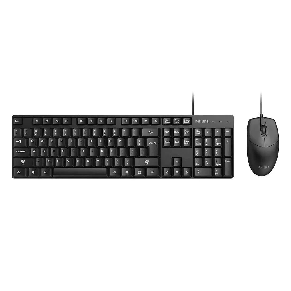 Kit Teclado e Mouse Philips Com Fio ABNT2 - SPT6254 - Mega Market
