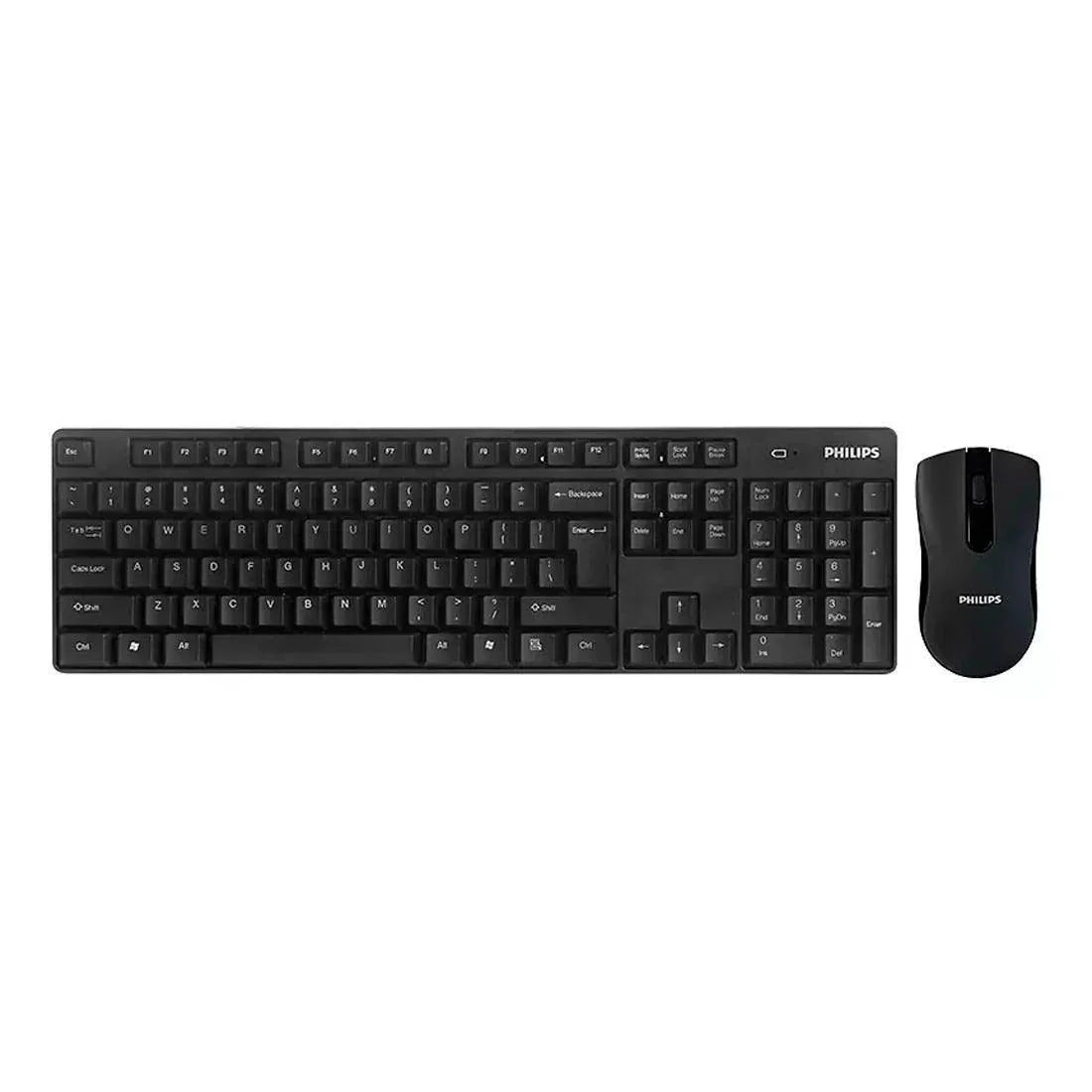 Kit Teclado e Mouse Philips sem Fio ABNT2 - SPT6501B - Mega Market