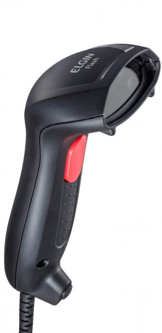 Leitor de Código Elgin Imager 1D Flash Preto USB - 46FLASHCKD01 - Mega Market