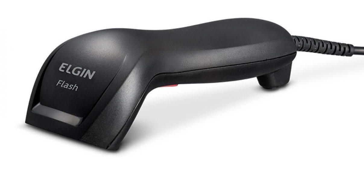 Leitor de Código Elgin Imager 1D Flash Preto USB - 46FLASHCKD01 - Mega Market