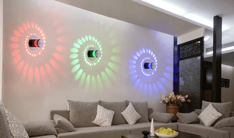 Luzes de Parede Espiral LED Modernna® - Mega Market
