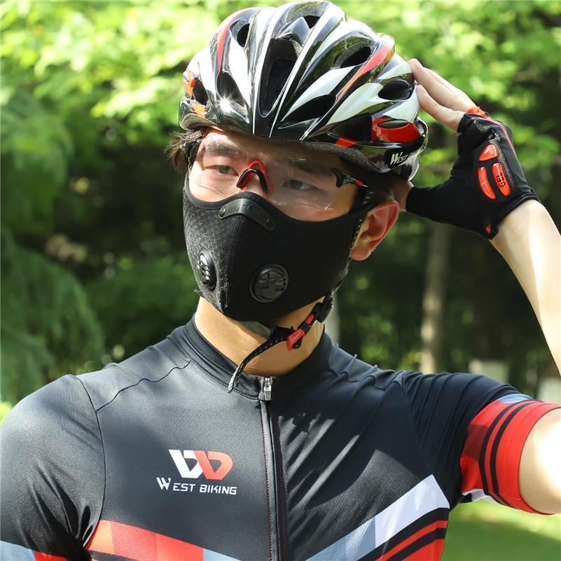 Máscara Esportiva com Filtro de Carvão Ativado Anti-Poluição (Corrida e Ciclismo) WestBiking® - Mega Market