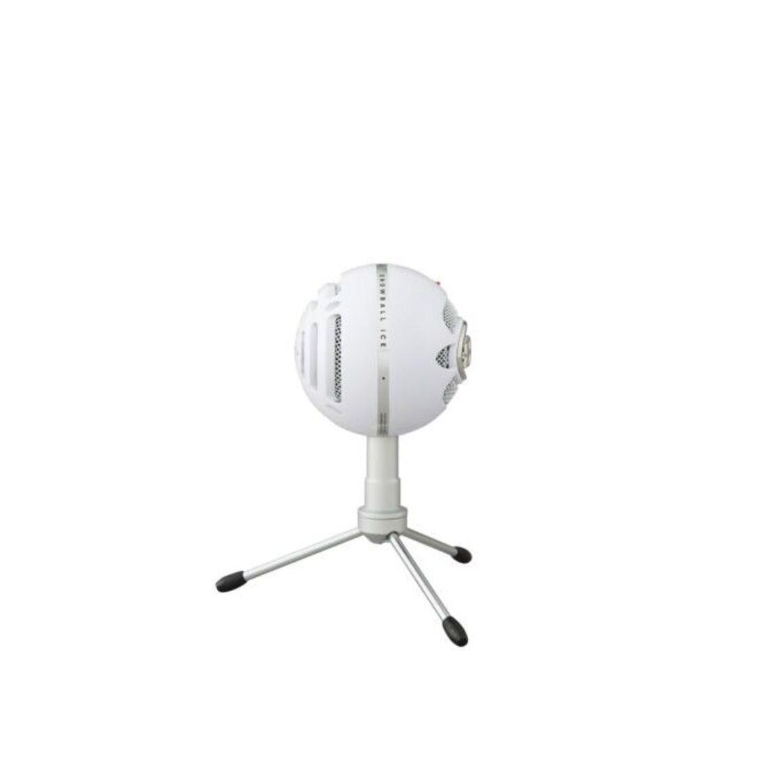 Microfone Logitech Blue Snowball Ice Branco USB 988-000070 - Mega Market