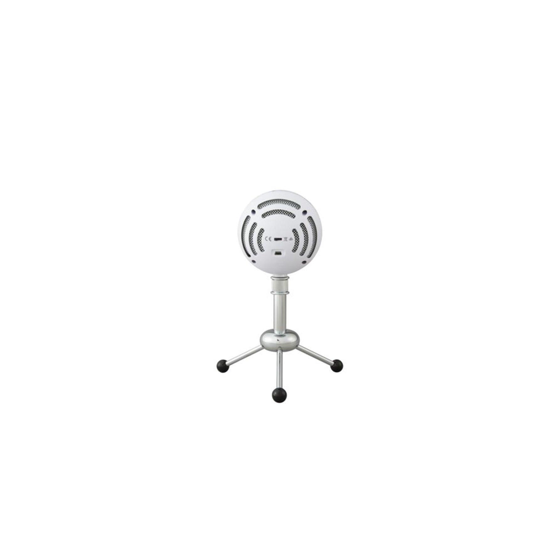 Microfone Logitech Blue Snowball Ice Branco USB 988-000070 - Mega Market
