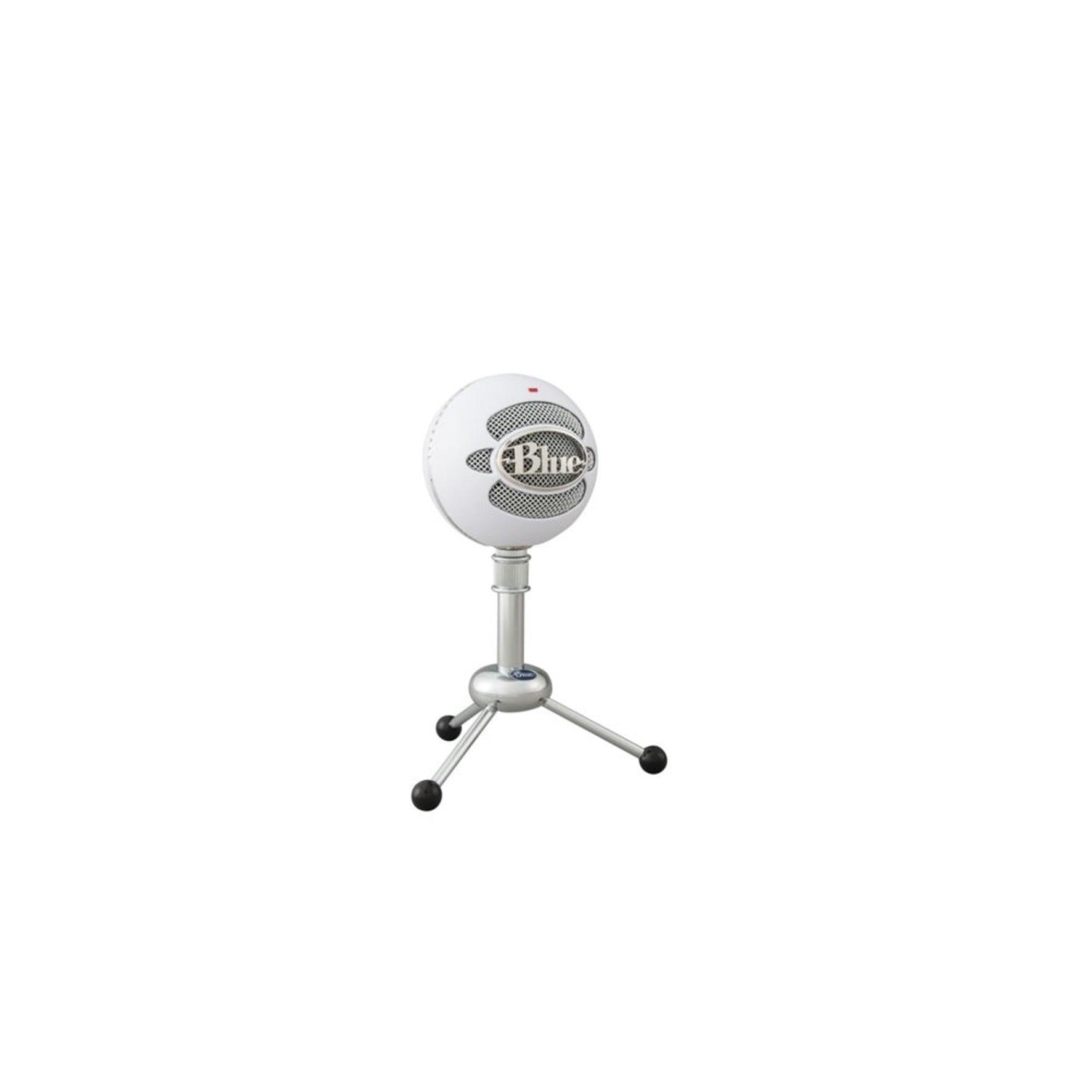 Microfone Logitech Blue Snowball Ice Branco USB 988-000070 - Mega Market