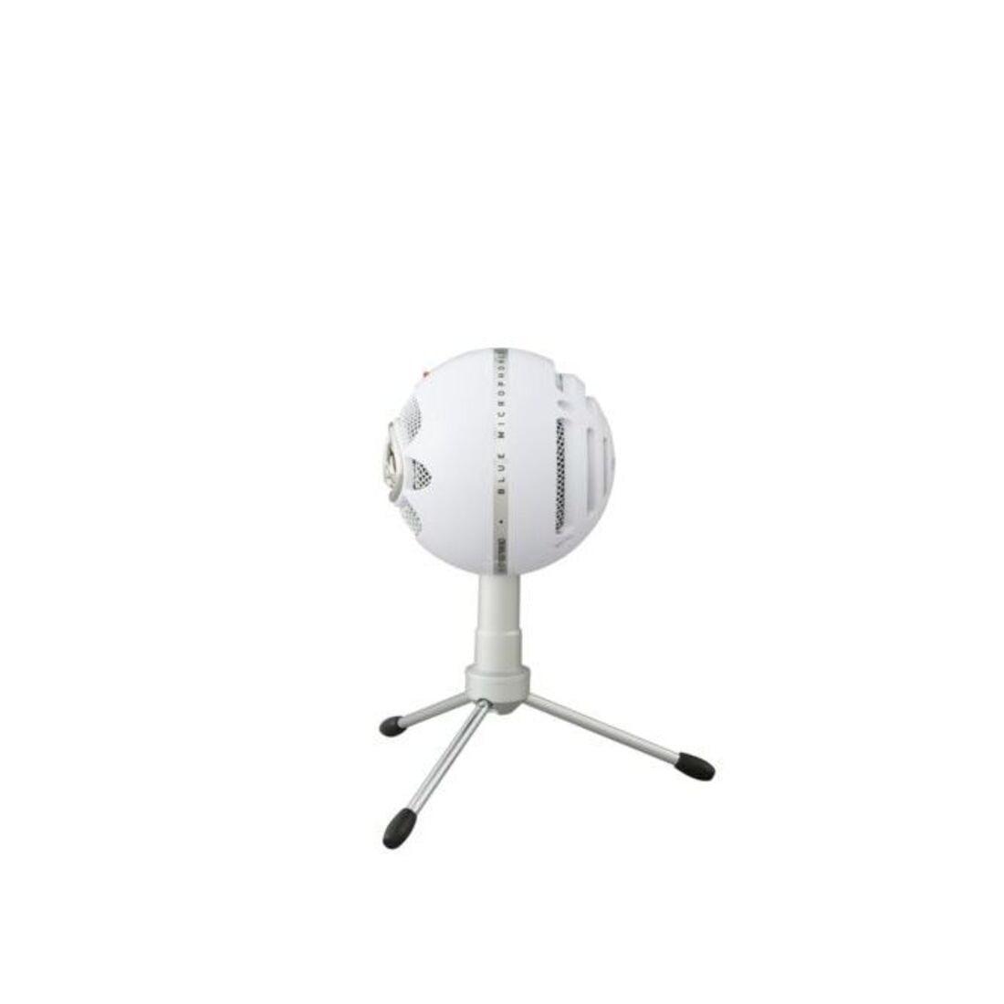 Microfone Logitech Blue Snowball Ice Branco USB 988-000070 - Mega Market
