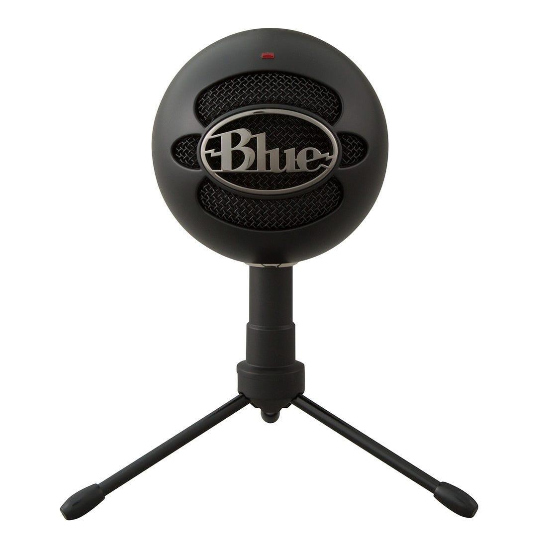 Microfone Logitech Blue Snowball Ice Preto USB - 988-000067 - Mega Market