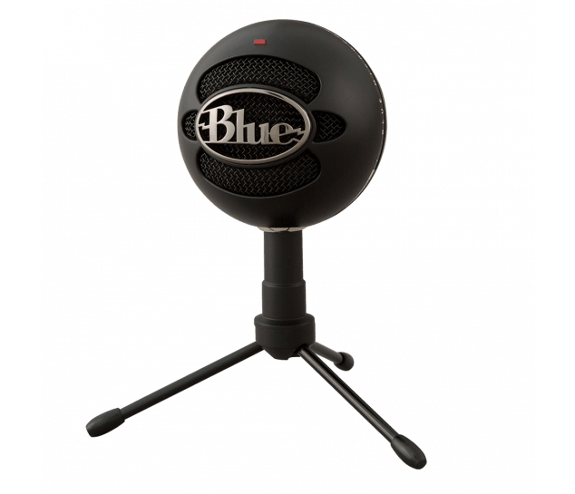 Microfone Logitech Blue Snowball Ice Preto USB 988-000067-V - Mega Market