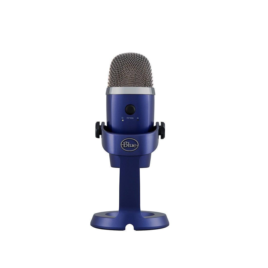 Microfone Logitech Blue Yeti Nano Azul USB 988-000089 - Mega Market