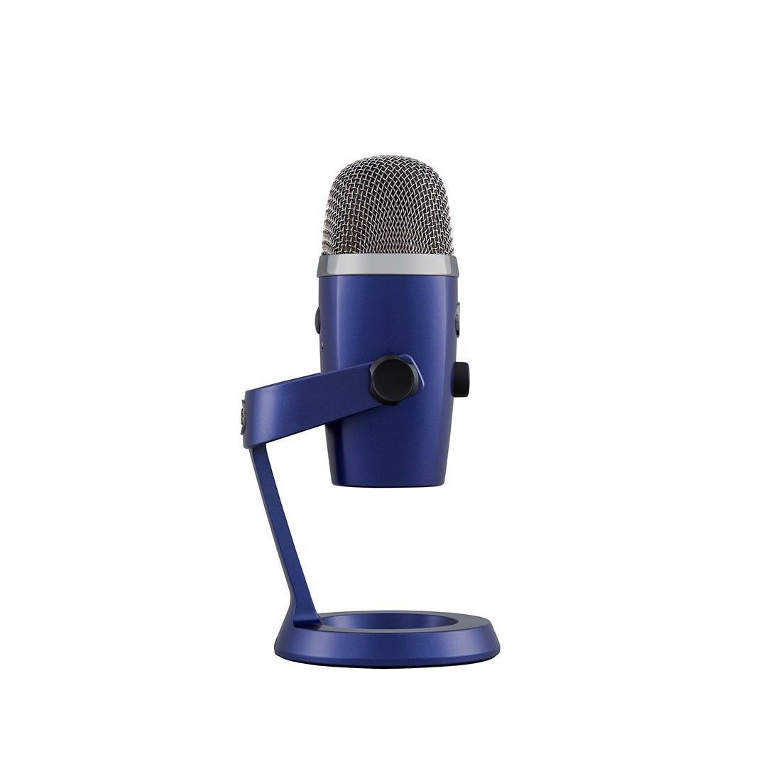 Microfone Logitech Blue Yeti Nano Azul USB 988-000089 - Mega Market