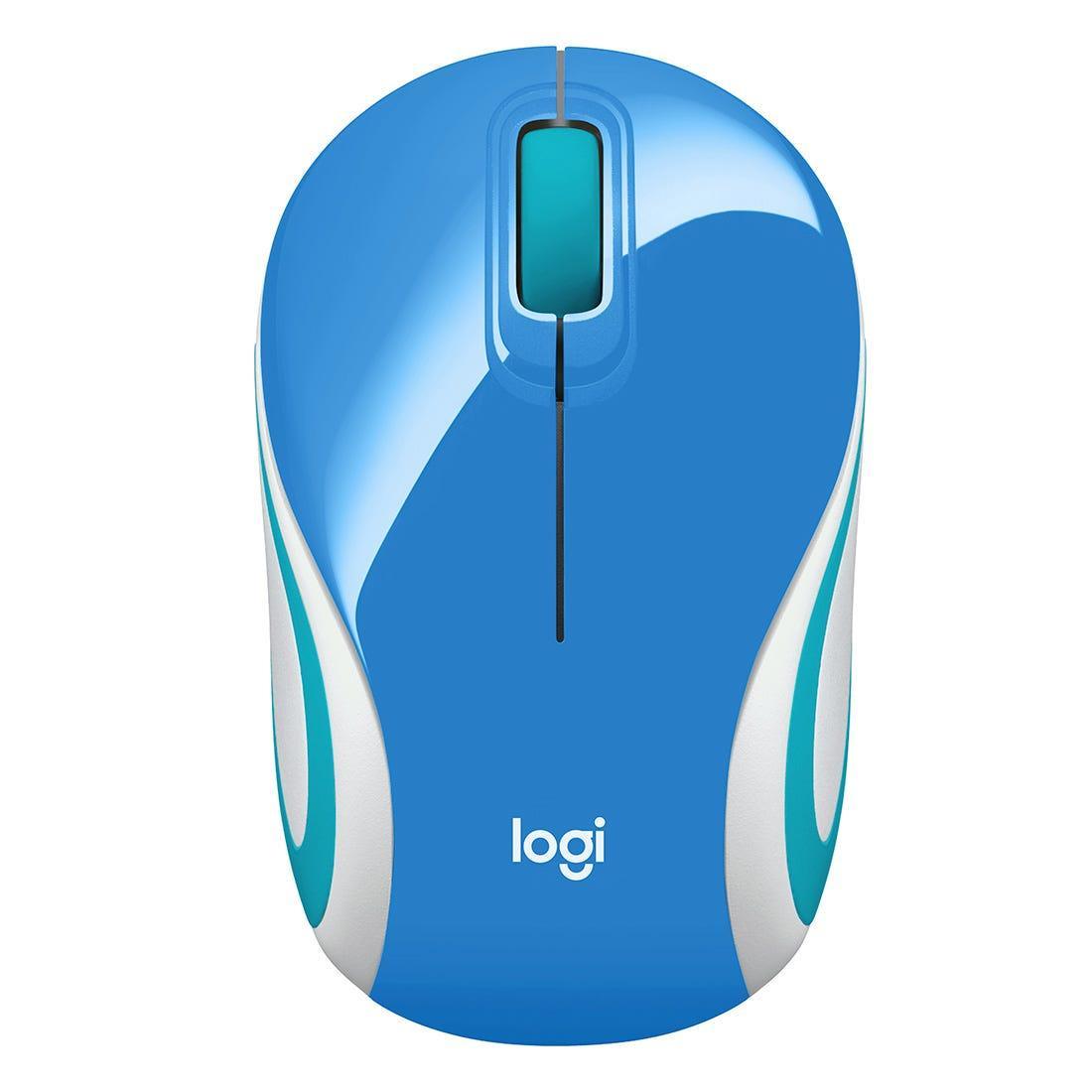 Mini Mouse Logitech M187 Azul Sem Fio 910-005360-C - Mega Market