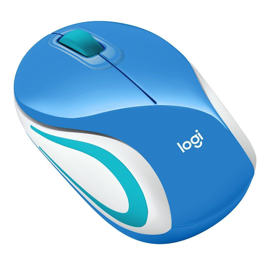 Mini Mouse Logitech M187 Azul Sem Fio 910-005360-C - Mega Market