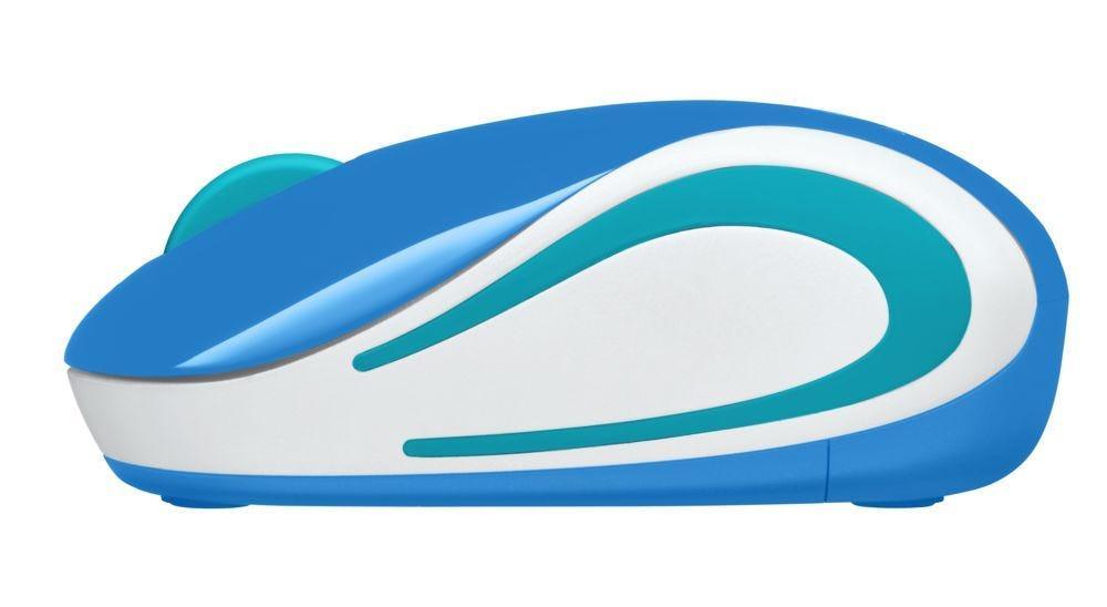 Mini Mouse Logitech M187 Azul Sem Fio - 910-005360 - Mega Market
