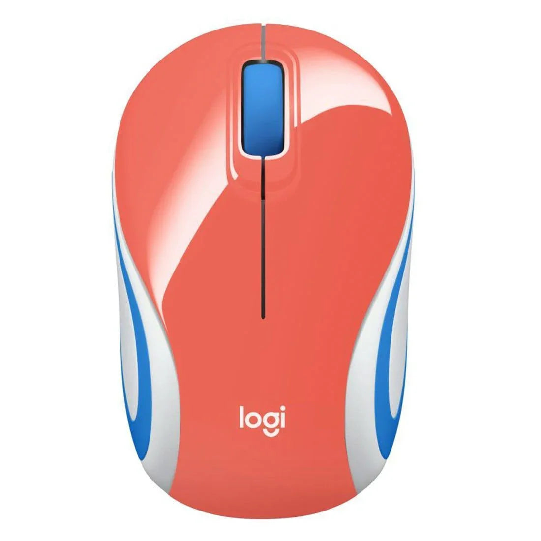 Mini Mouse Logitech M187 Coral sem Fio 910-005362-C - Mega Market