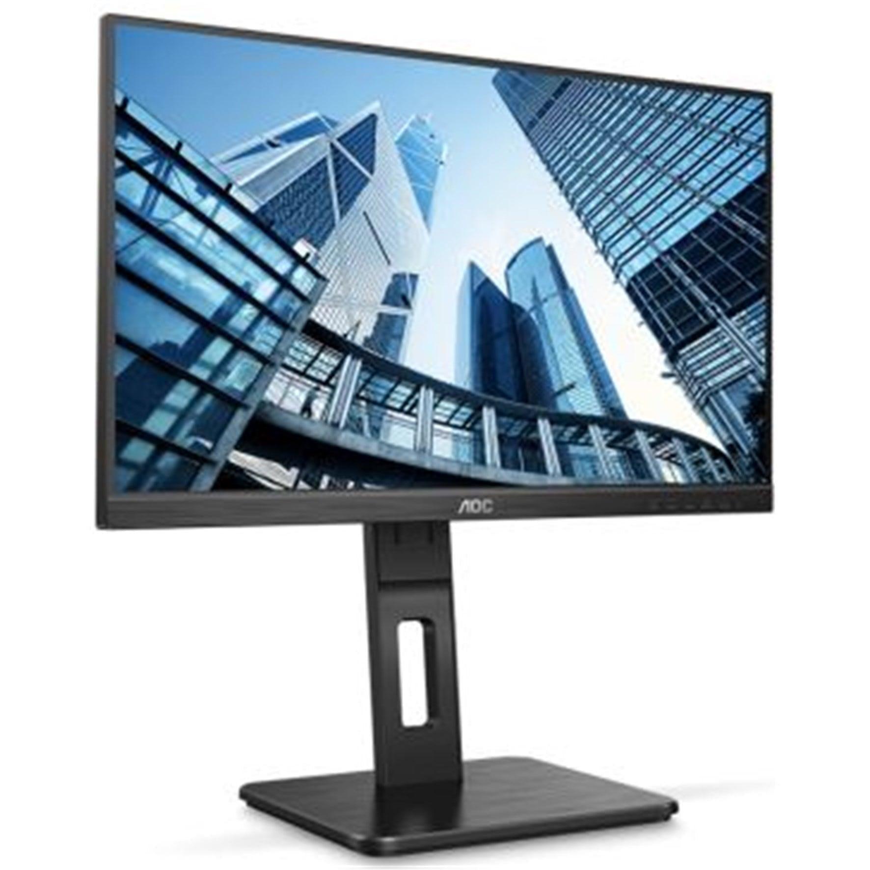 Monitor AOC 22P2ES 21.5" LED 75Hz FHD com Base Ajustável - 22P2ES - Mega Market