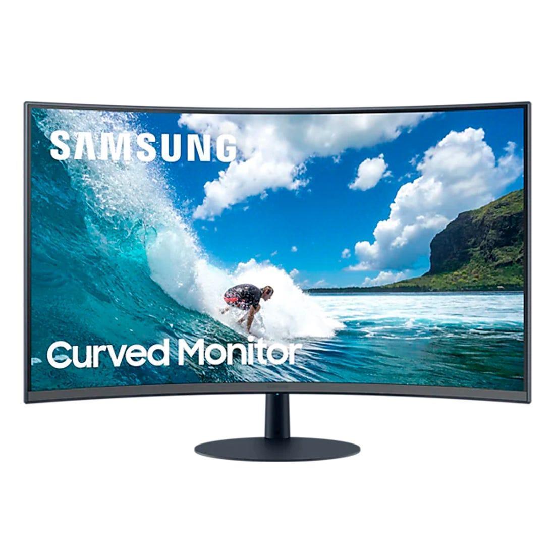 Monitor Curvo Samsung 32" FHD - LC32T550FDLXZD - Mega Market
