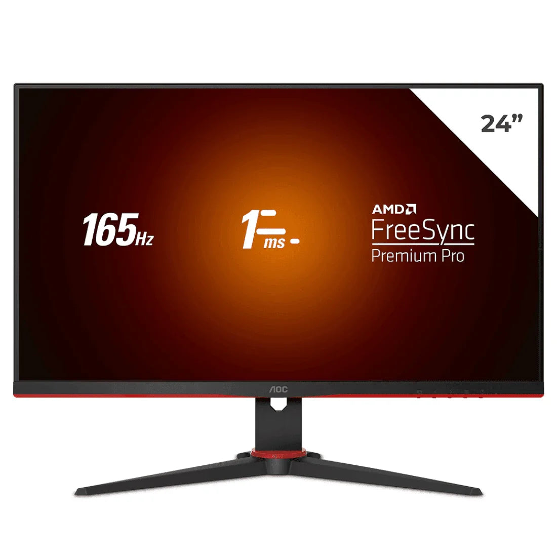 Monitor Gamer AOC VIPER 24 165Hz 1ms VA 24G2SE - Mega Market