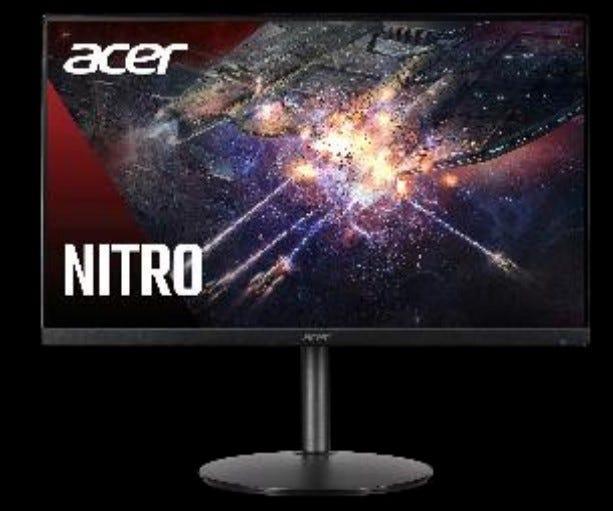 Monitor IPS Gamer Acer Nitro RX241Y Pbmiiphx 23,8" FHD 1920x1080 AMD FreeSync 165Hz - UM.QR1AA.P04 - Mega Market