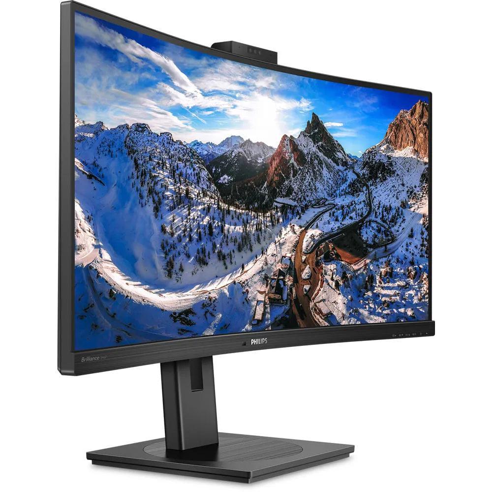Monitor Philips 34'' Hello Webcam USB-C - 346P1CRH - Mega Market