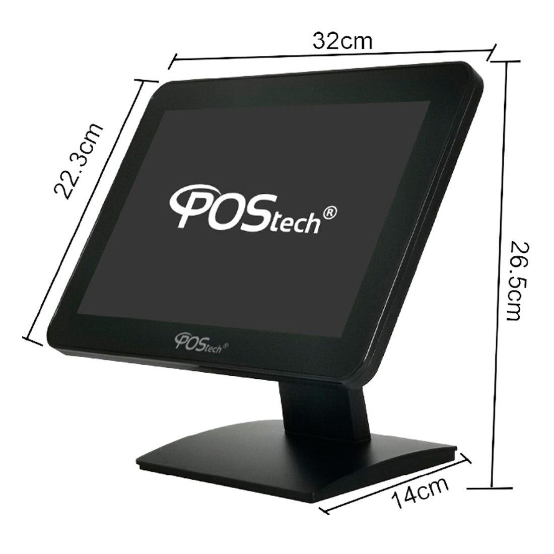 Monitor Postech Empire 12,1" Touch com Pedestal - POS-M121 - Mega Market