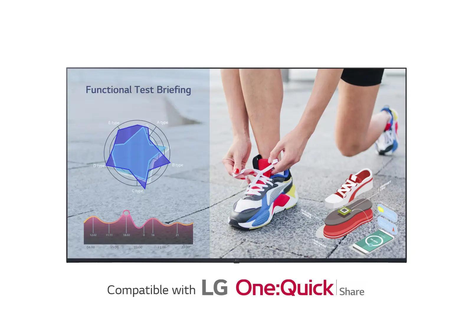 Monitor Profissional LG 55" 4K Stand Alone - 55UL3J-M - Mega Market