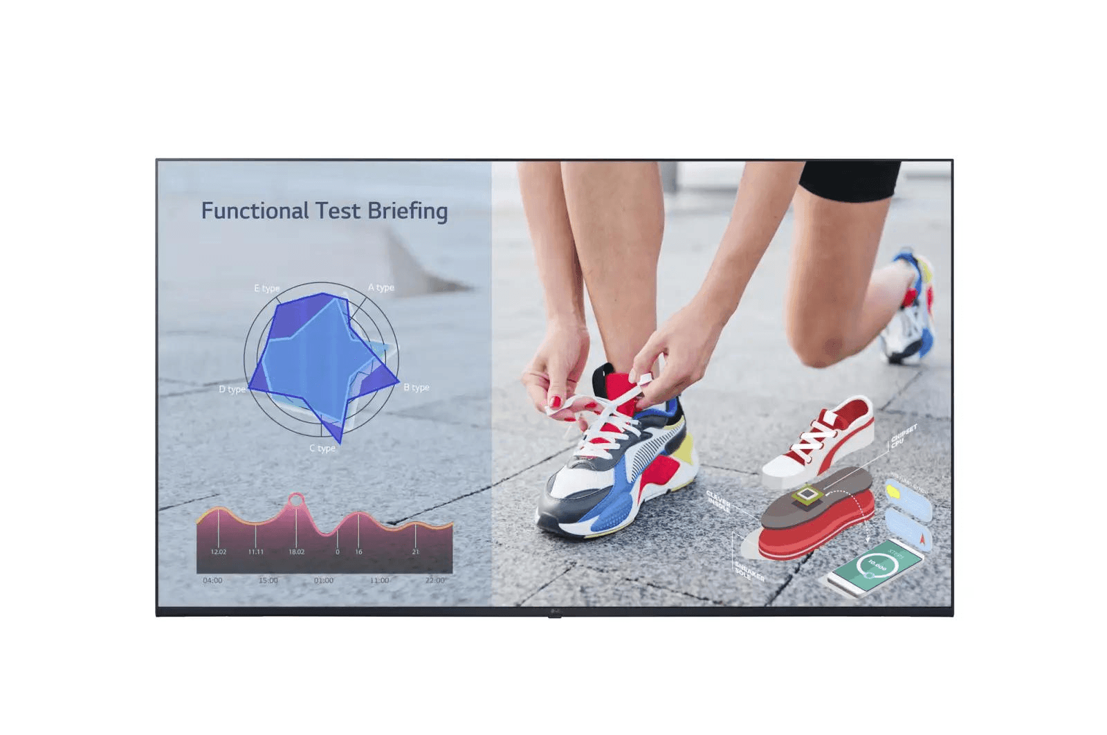 Monitor Profissional LG 55" 4K Stand Alone - 55UL3J-M - Mega Market