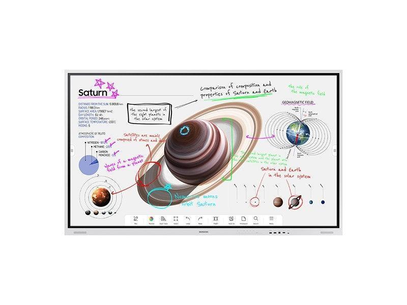 Monitor Profissional Samsung Touch 75" Flip - LH75WMBWLGCXZA - Mega Market