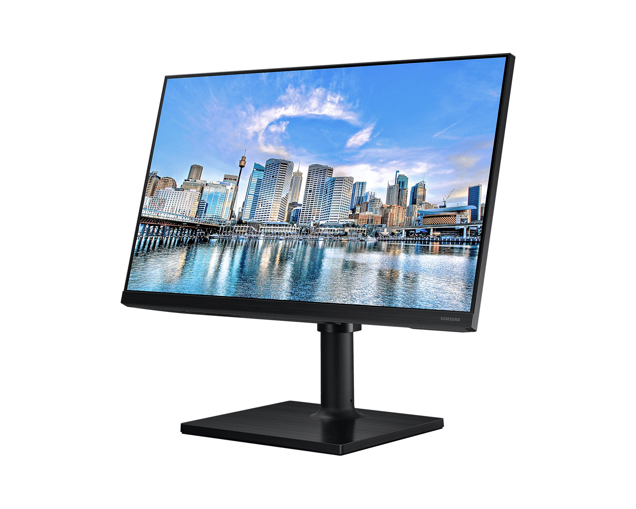 Monitor Samsung 24" FHD IPS 75Hz 5ms Pivot - LF24T450FQLMZD - Mega Market
