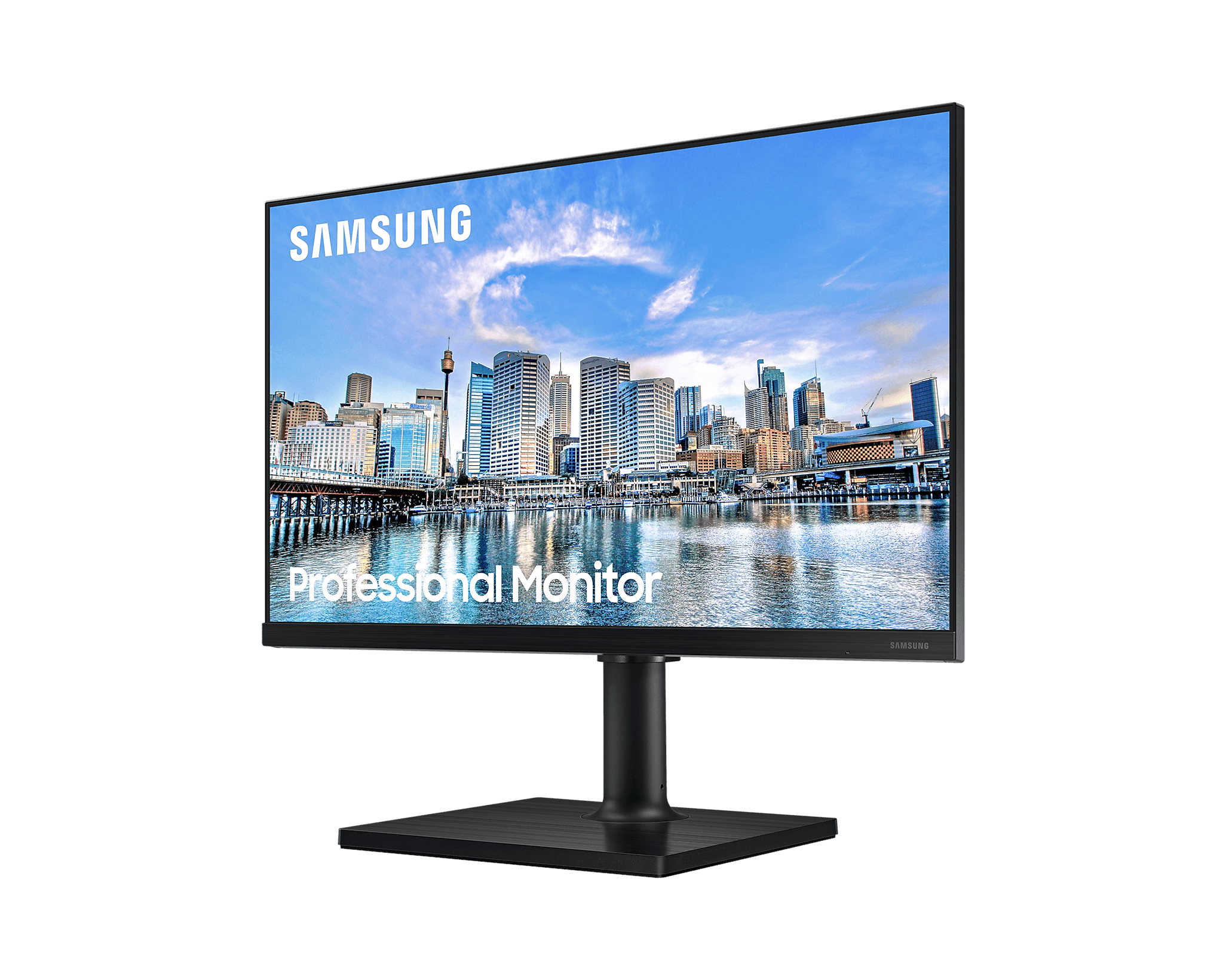 Monitor Samsung 24" FHD IPS 75Hz 5ms Pivot - LF24T450FQLMZD - Mega Market