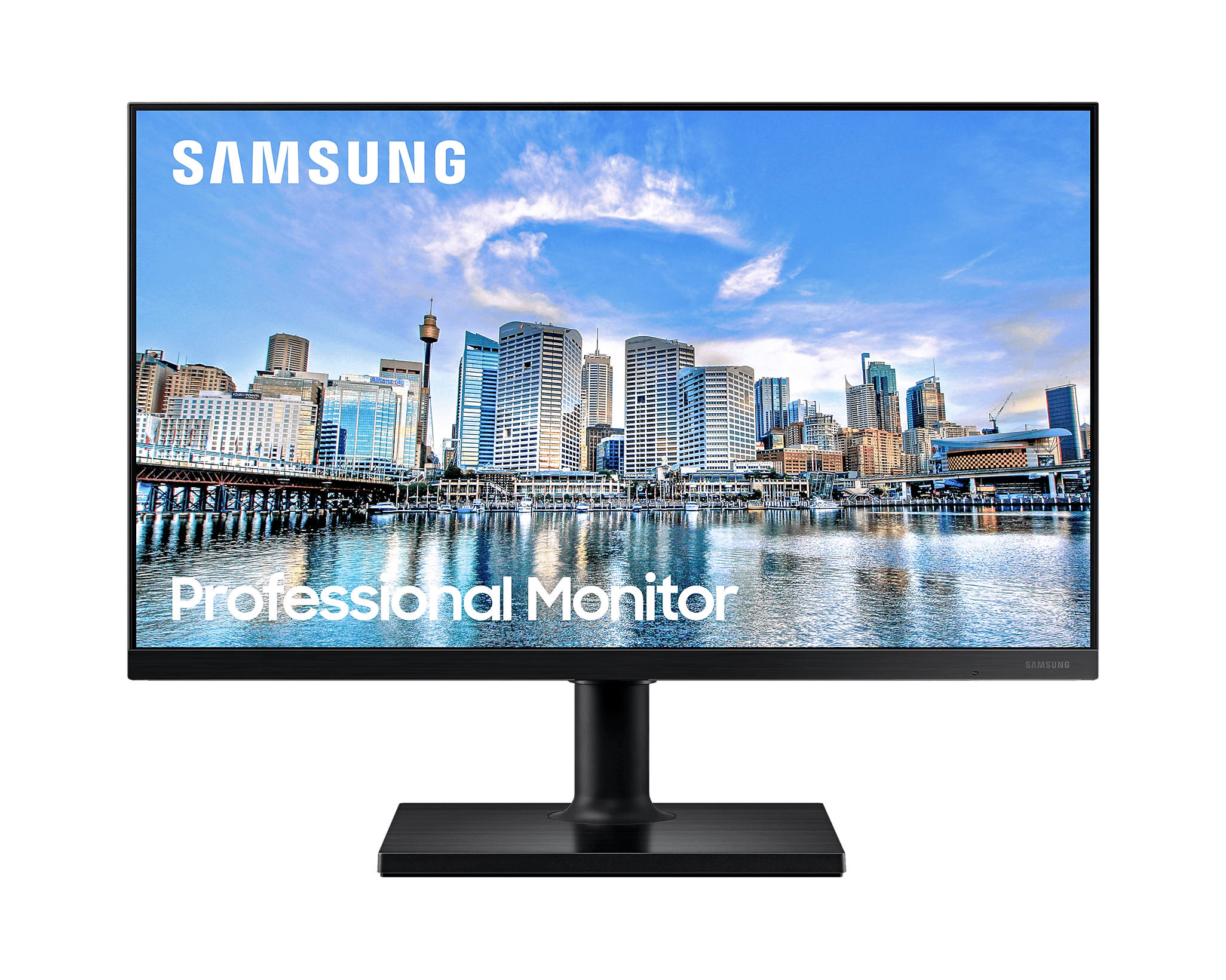 Monitor Samsung 24" FHD IPS 75Hz 5ms Pivot - LF24T450FQLMZD - Mega Market