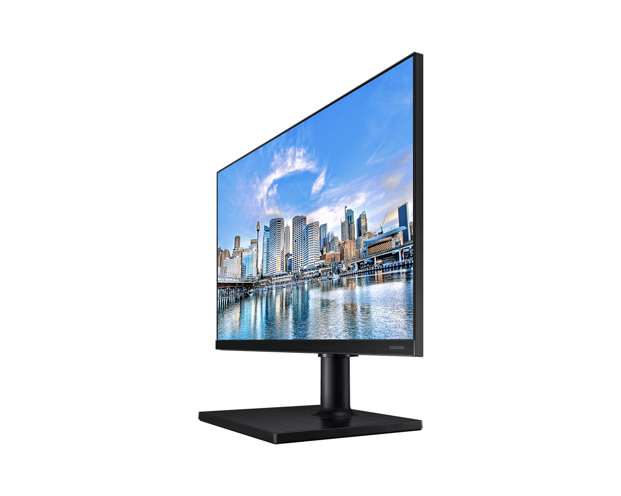 Monitor Samsung 24" FHD IPS 75Hz 5ms Pivot - LF24T450FQLMZD - Mega Market