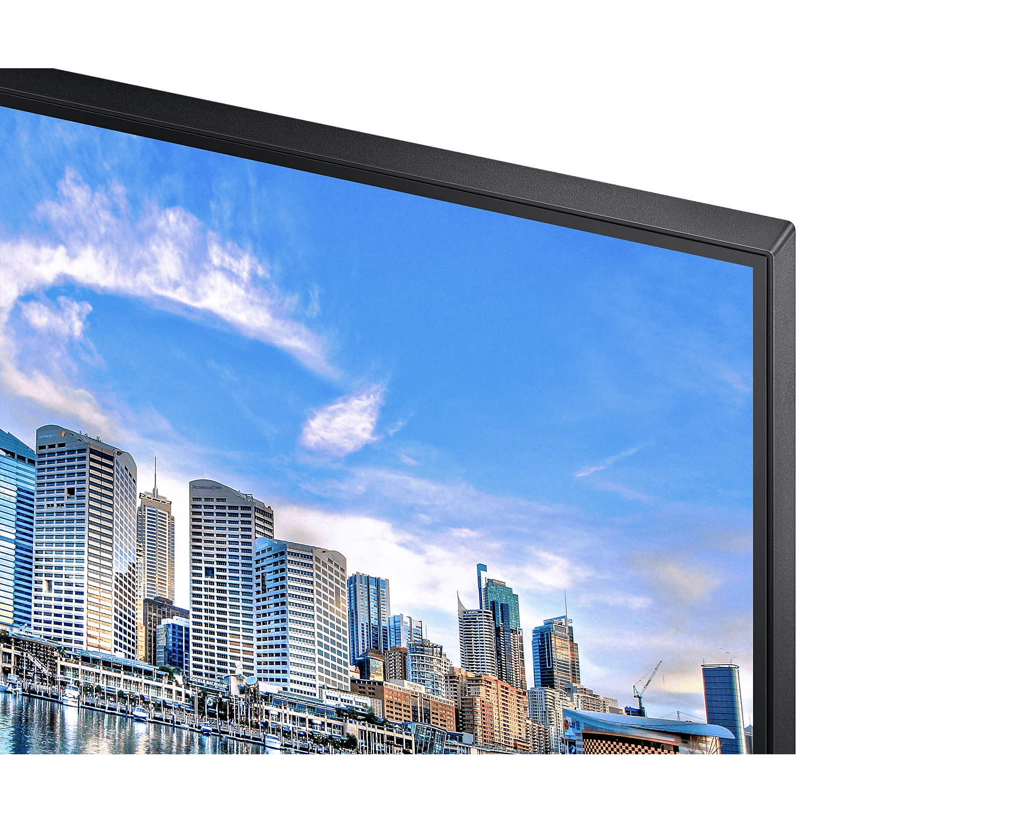 Monitor Samsung 24" FHD IPS 75Hz 5ms Pivot - LF24T450FQLMZD - Mega Market