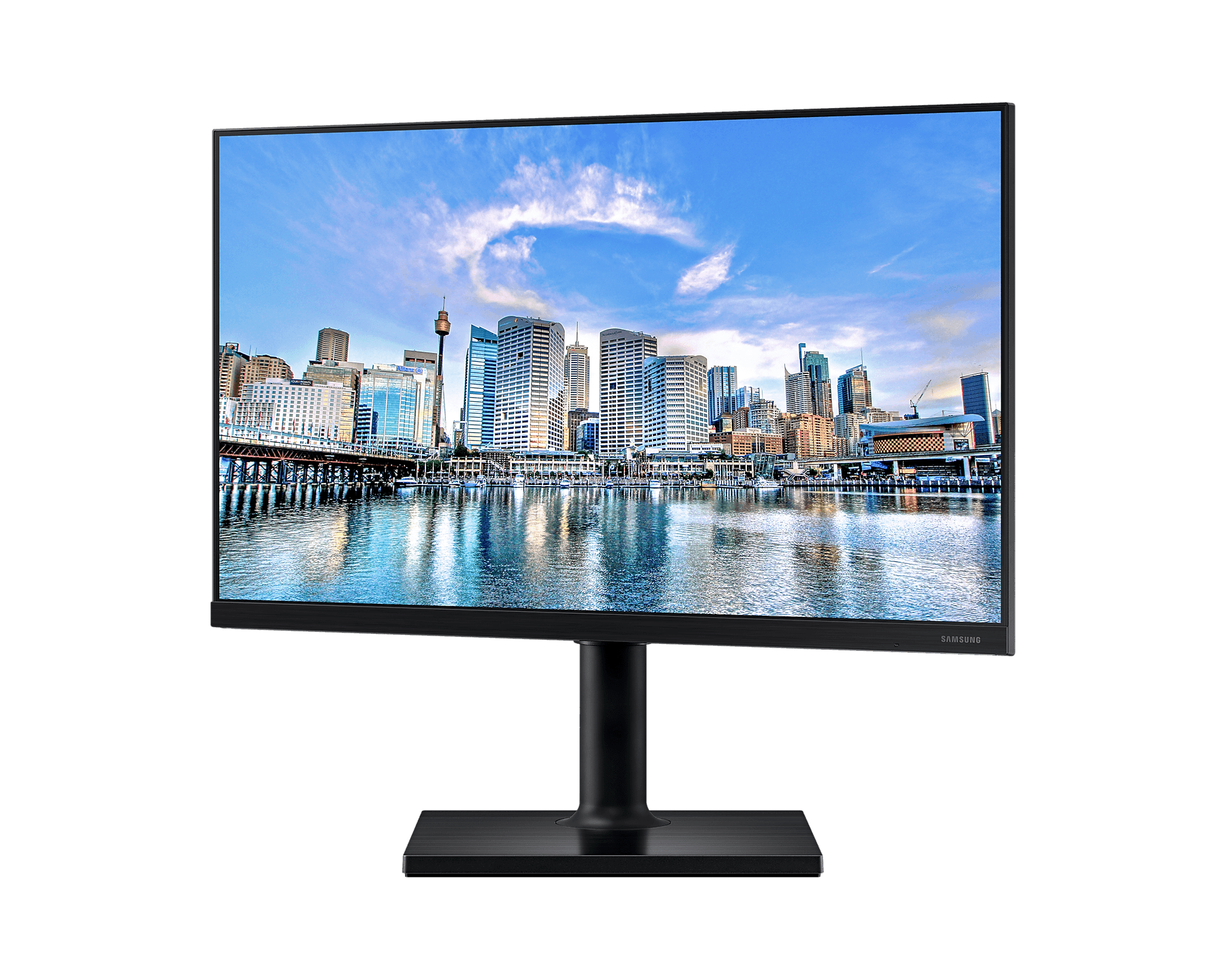 Monitor Samsung 24" FHD IPS 75Hz 5ms Pivot - LF24T450FQLMZD - Mega Market