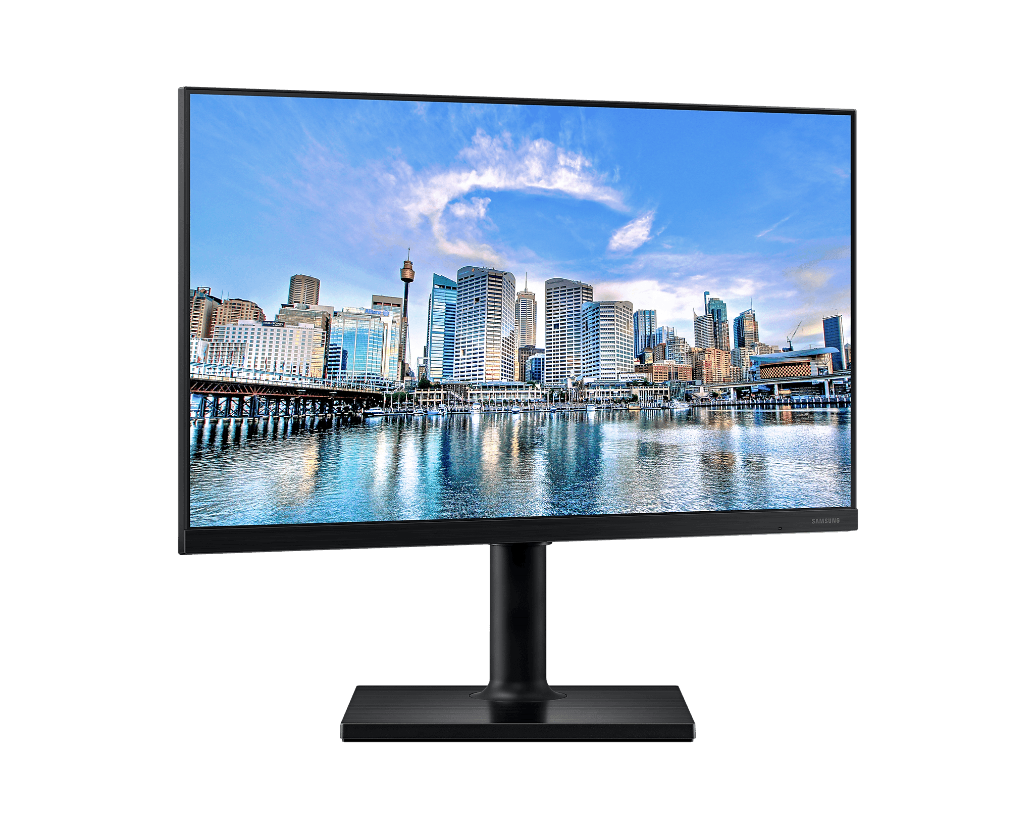 Monitor Samsung 24" FHD IPS 75Hz 5ms Pivot - LF24T450FQLMZD - Mega Market