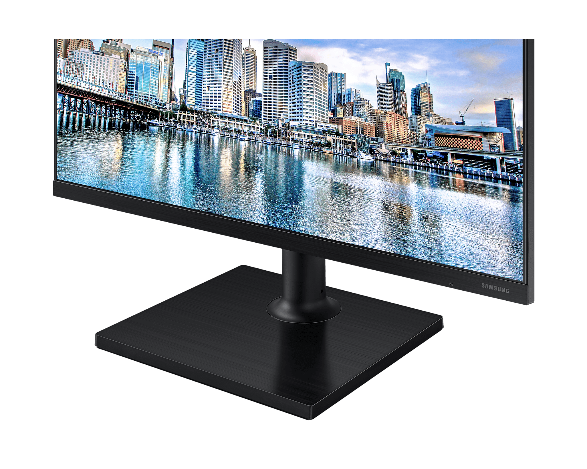 Monitor Samsung 24" FHD IPS 75Hz 5ms Pivot - LF24T450FQLMZD - Mega Market