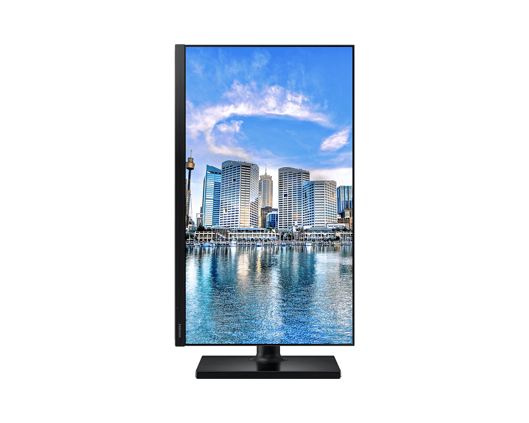 Monitor Samsung 24" FHD IPS 75Hz 5ms Pivot - LF24T450FQLMZD - Mega Market