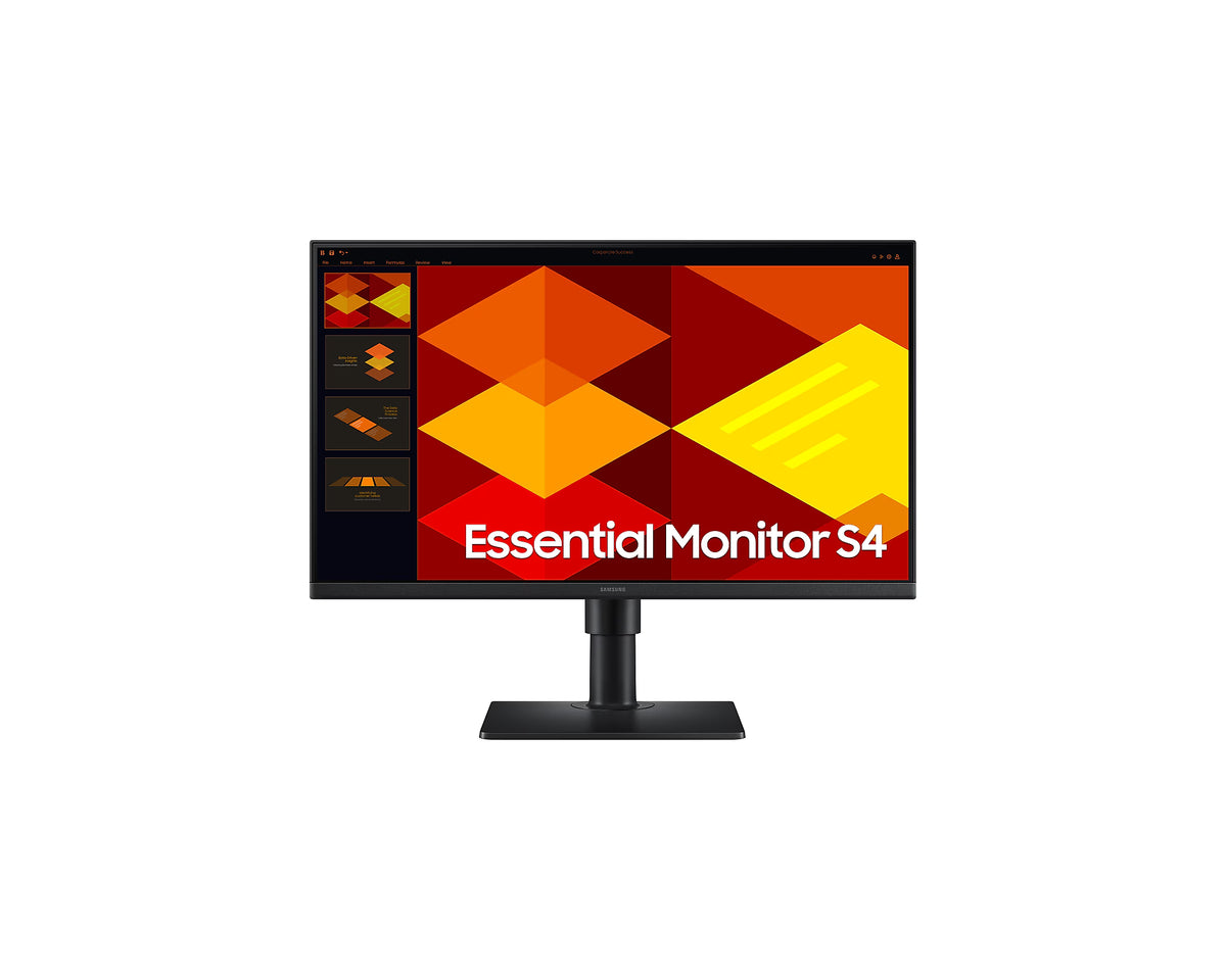 Monitor Samsung Essential S4 24" FHD IPS 100Hz 5ms Pivot - LS24D400GALMZD