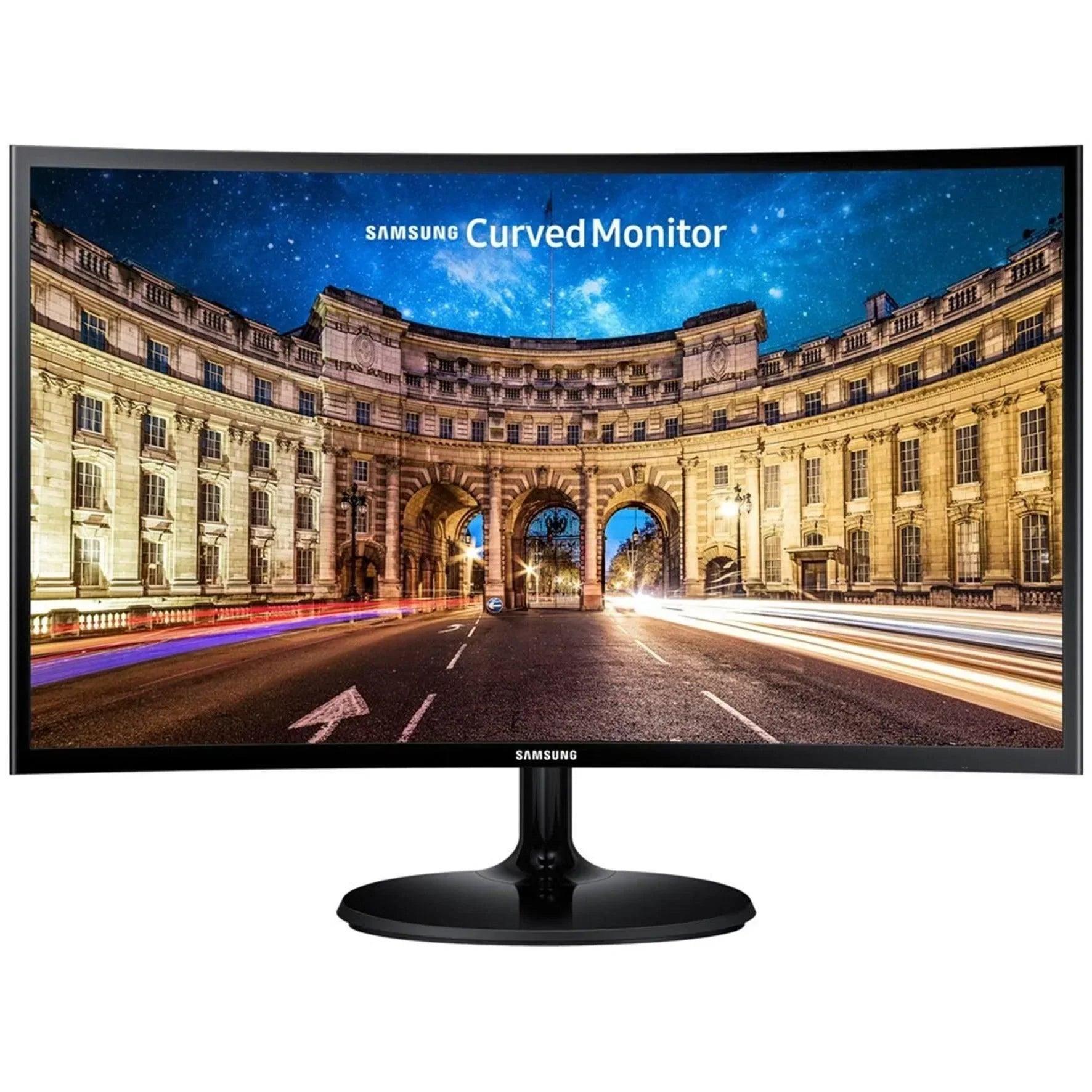Monitor Samsung LED curvo 24" LC24F390FHLMZD - Mega Market