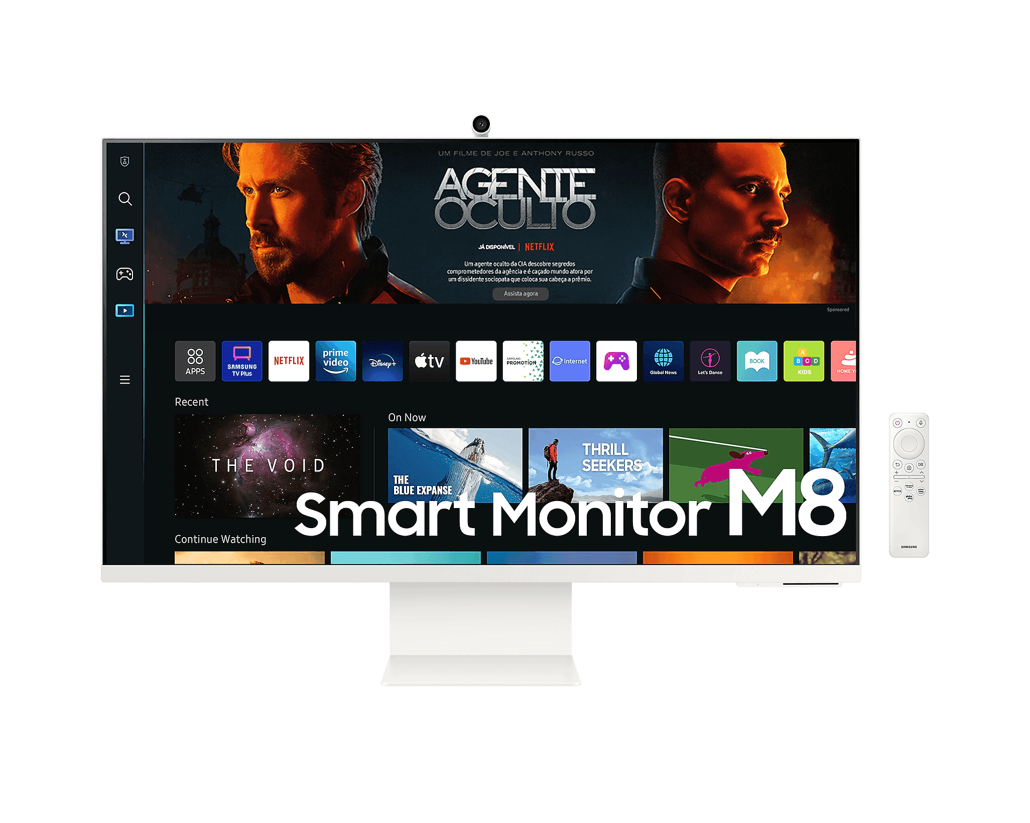 Monitor Samsung Smart M8 4K 32" - LS32BM801ULXZD - Mega Market